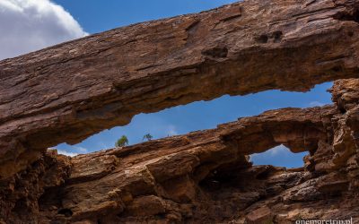 Arco Coronadero ponad wąwozem Barranco Hondo