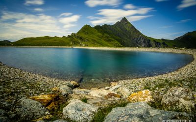 Hornspitze widziany po zejściu z Weisse Wand