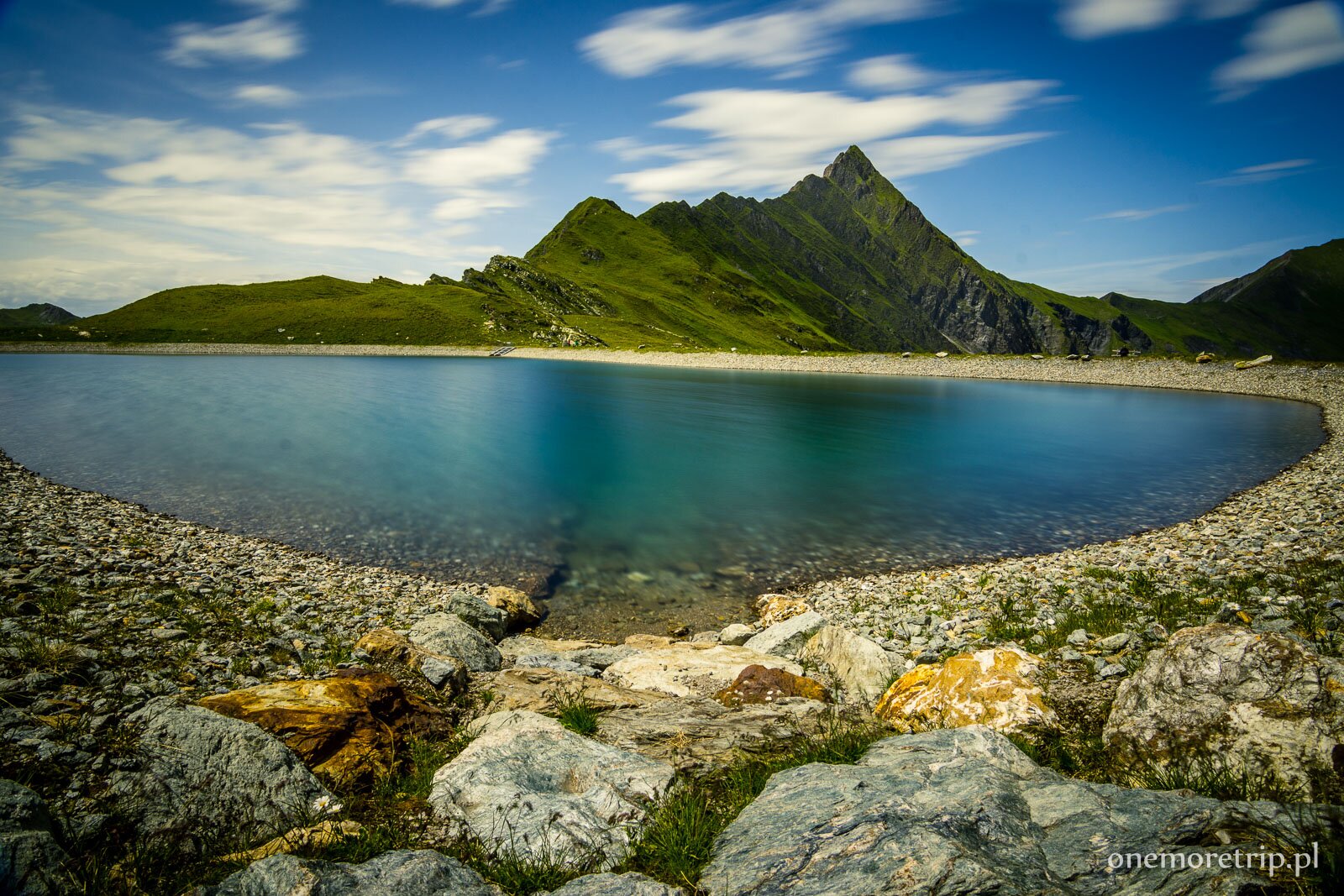 Hornspitze widziany po zejściu z Weisse Wand