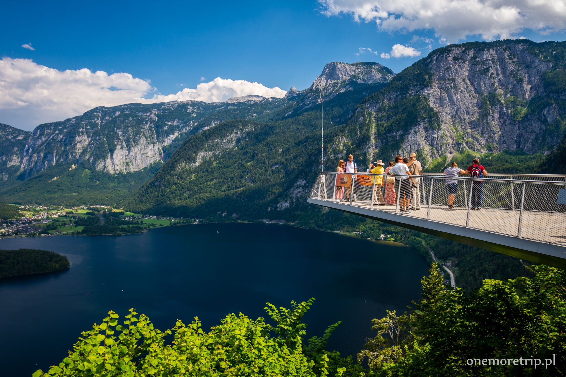 Platforma Skywalk ponad Hallstatt