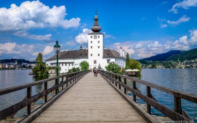 Schloss Ort nad jeziorem Traunsee